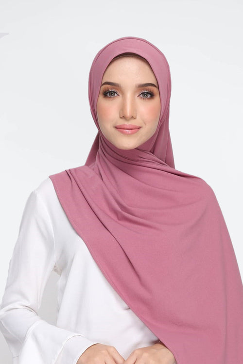 Georgette Hijab-Rosy Pink