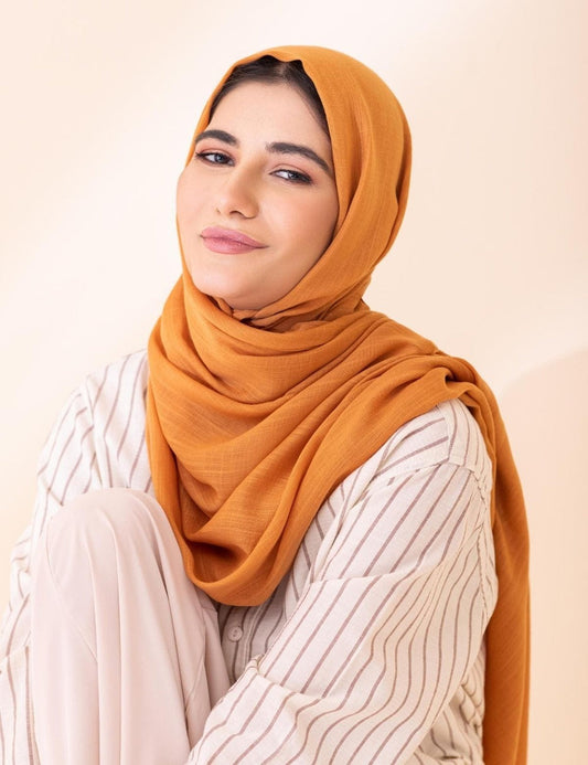 Soft Turkish Lawn  Hijab – Copper