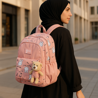 Imported Bag with Teddy Bear
