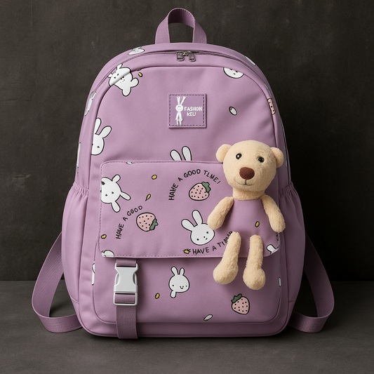Imported Bag with Teddy Bear