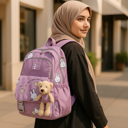 Imported Bag with Teddy Bear