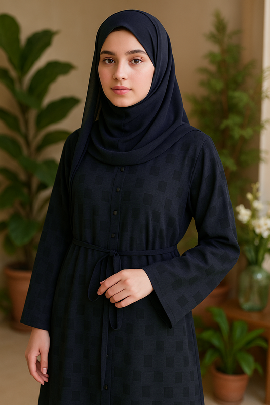 Belted Abaya – Premium Zoom Nida fabric