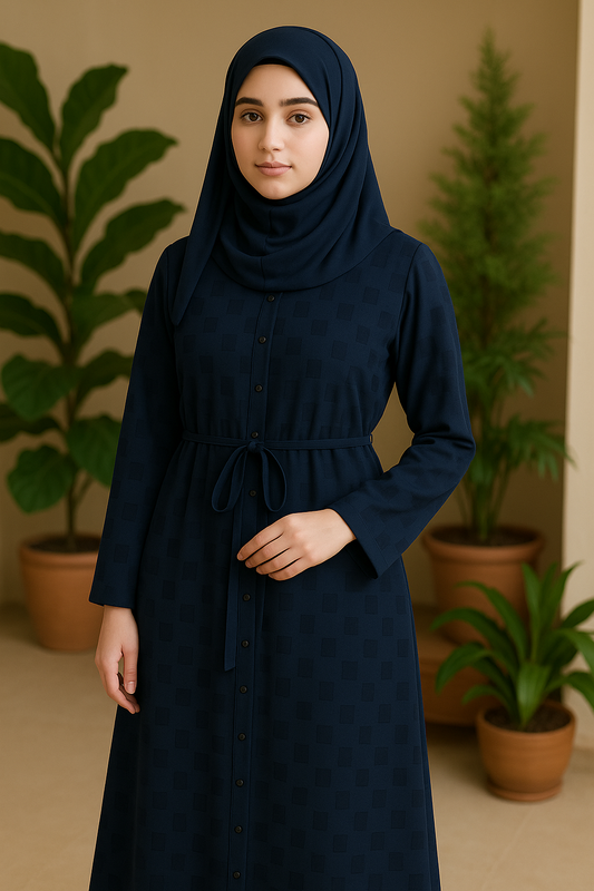 Belted Abaya – Premium Zoom Nida fabric