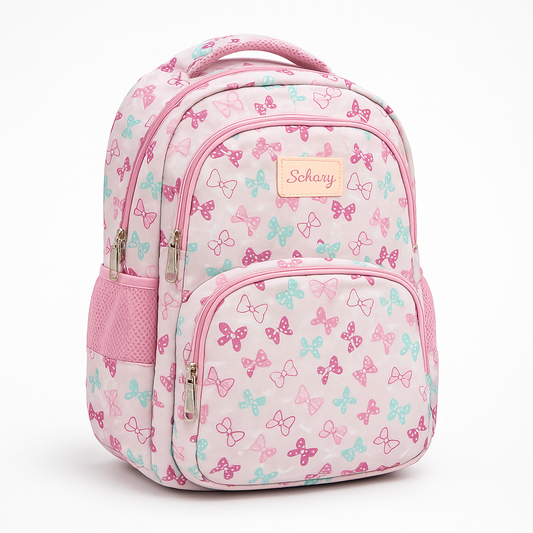 Trendy Pink Cute  Backpack For College Uni Girls
