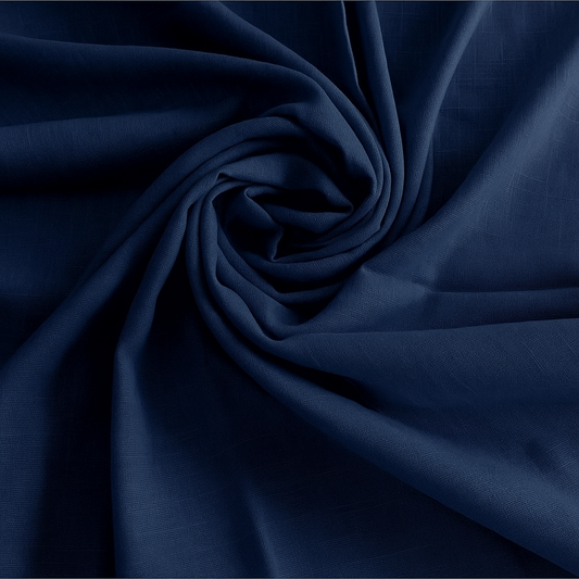 Soft Turkish Lawn  Hijab – Navy Blue