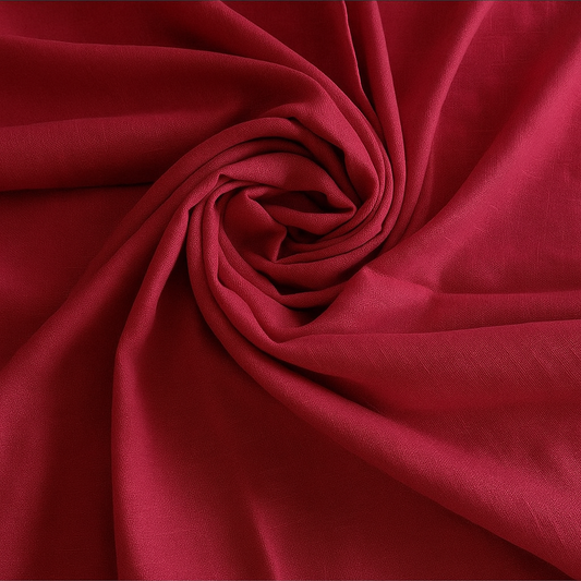Soft Turkish Lawn  Hijab – Red