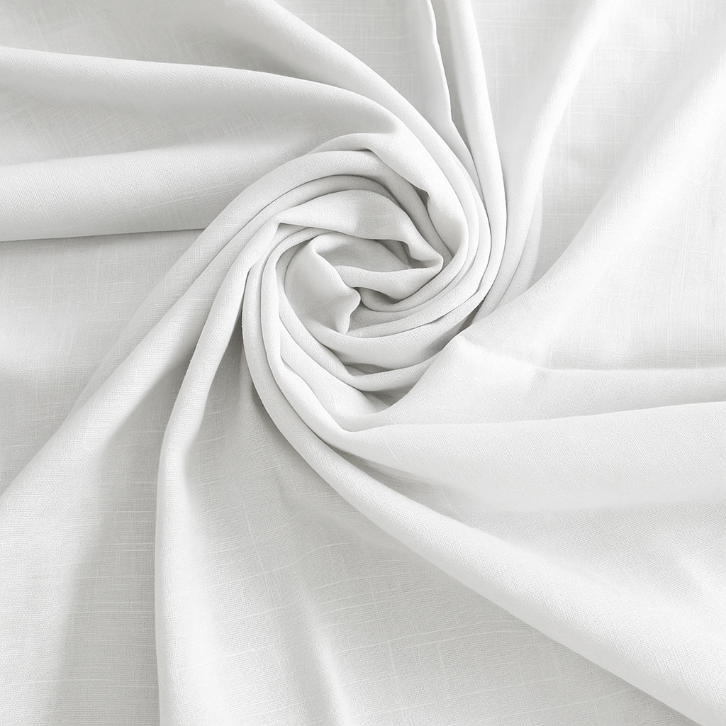 Soft Turkish Lawn  Hijab – White