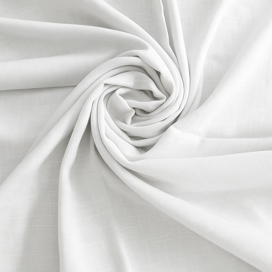 Soft Turkish Lawn  Hijab – White