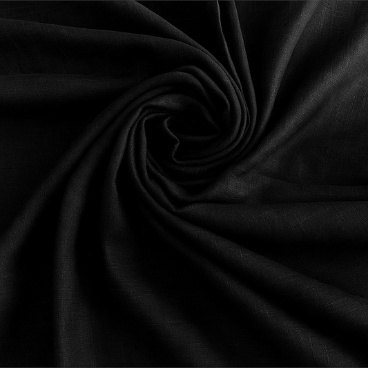 Soft Turkish Lawn  Hijab – Black