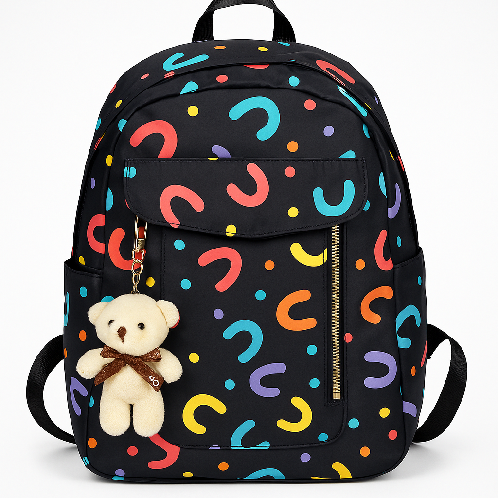 Imported Premium Bags With Cute Teddy Bear