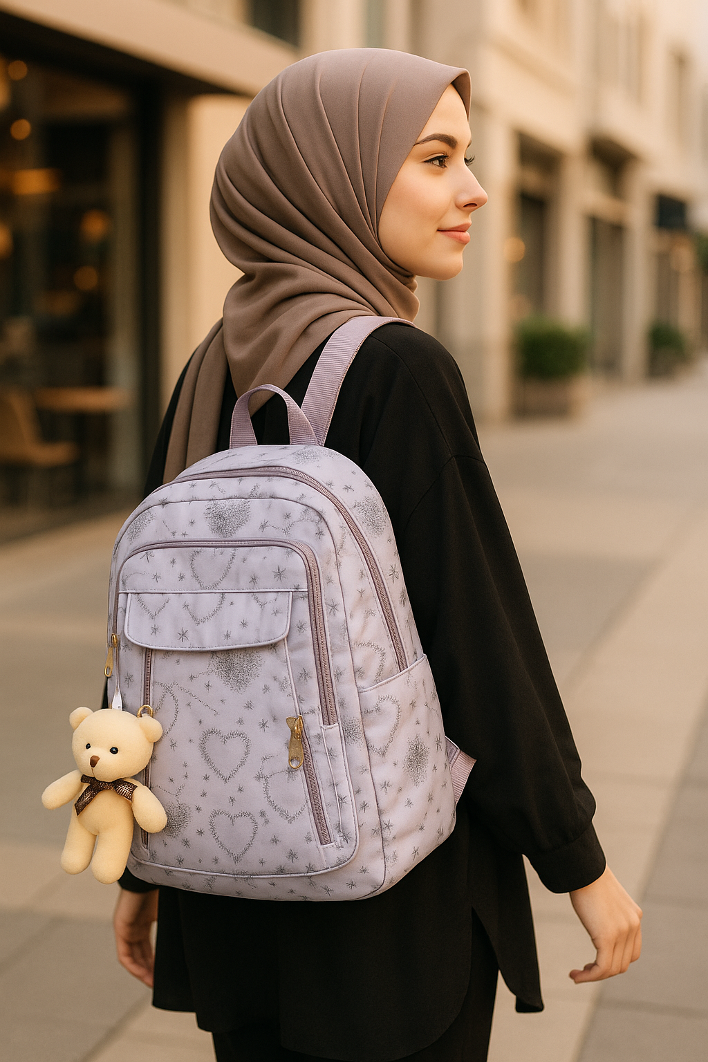 Imported Premium Bags With Cute Teddy Bear
