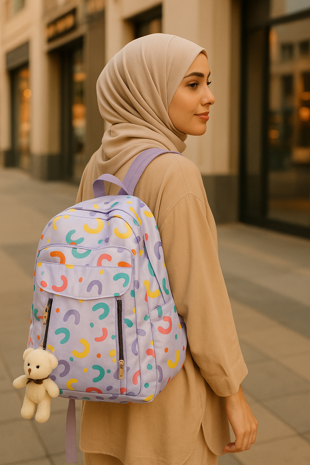 Imported Premium Bags With Cute Teddy Bear